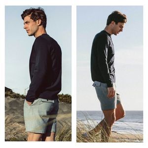 Taylor Stitch The Trail Shorts In Midnight Slub Light Blue Denim Blend Mens 34